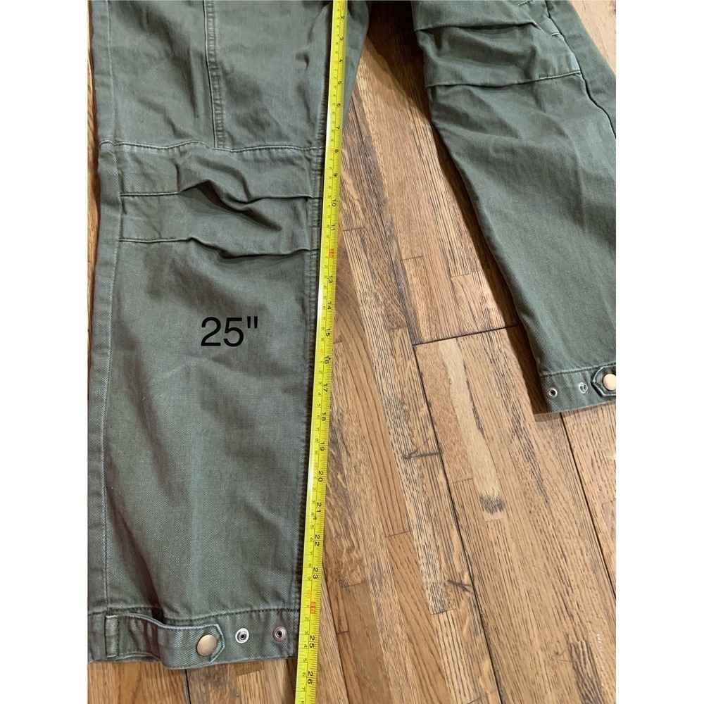 Blue Revival Green Utility Cargo Pants 24 Grunge Retro Streetwear Gorpcore - Picture 5 of 6